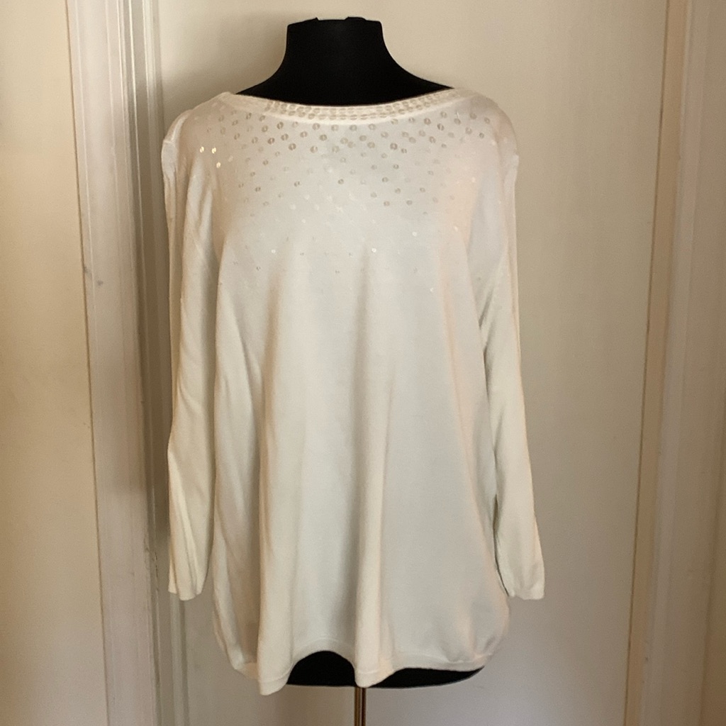 Off White Ruby Rd. Sweater